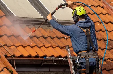Démoussage et hydrofuge de toiture à Oulins